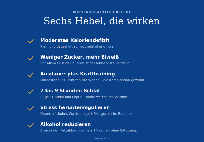 viszerales fett loswerden